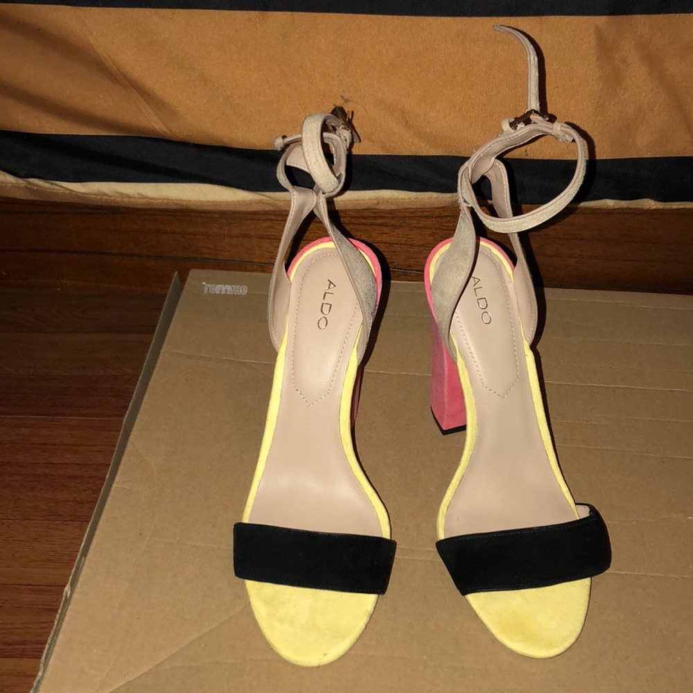Aldo block heel sandal